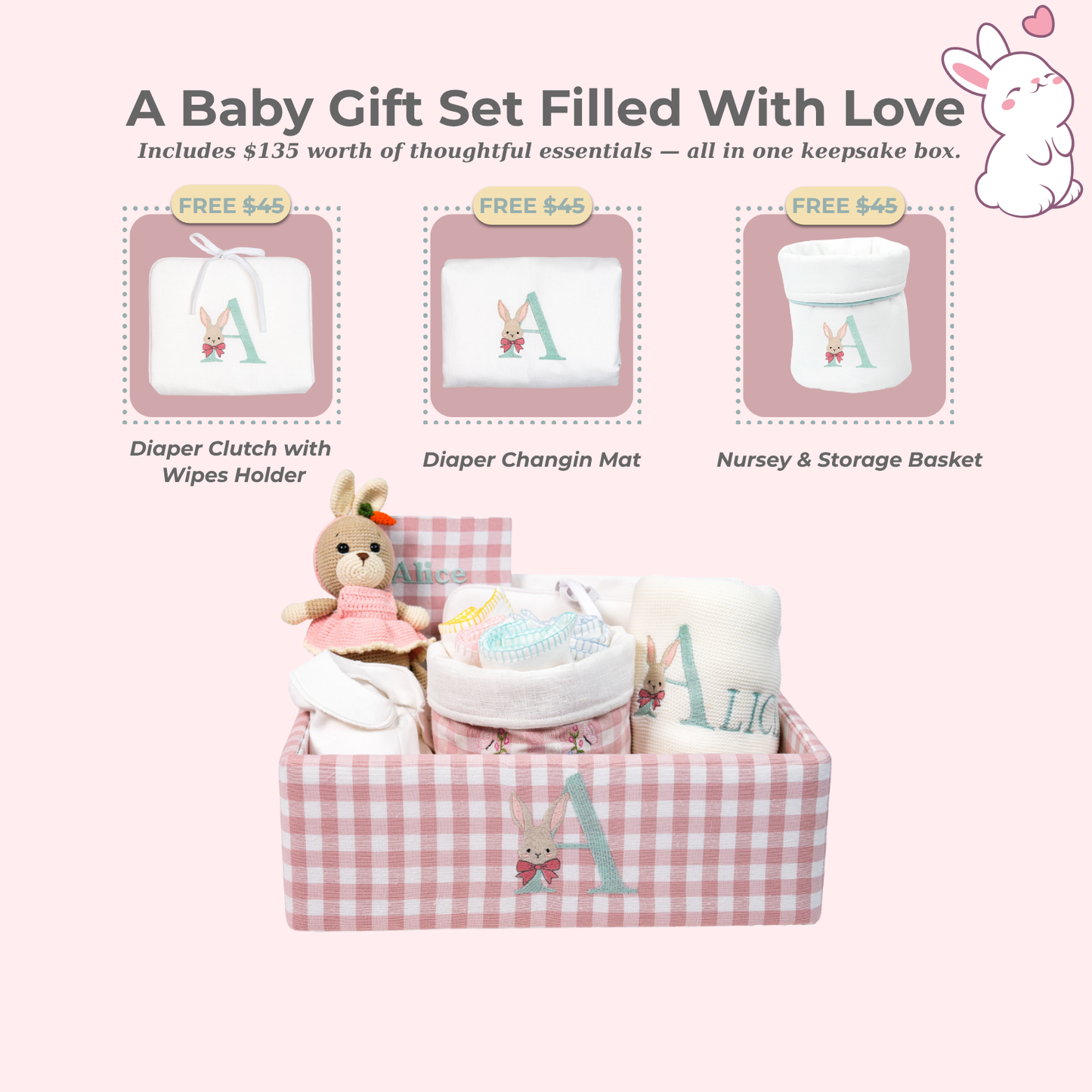 Personalized Baby Gift Set