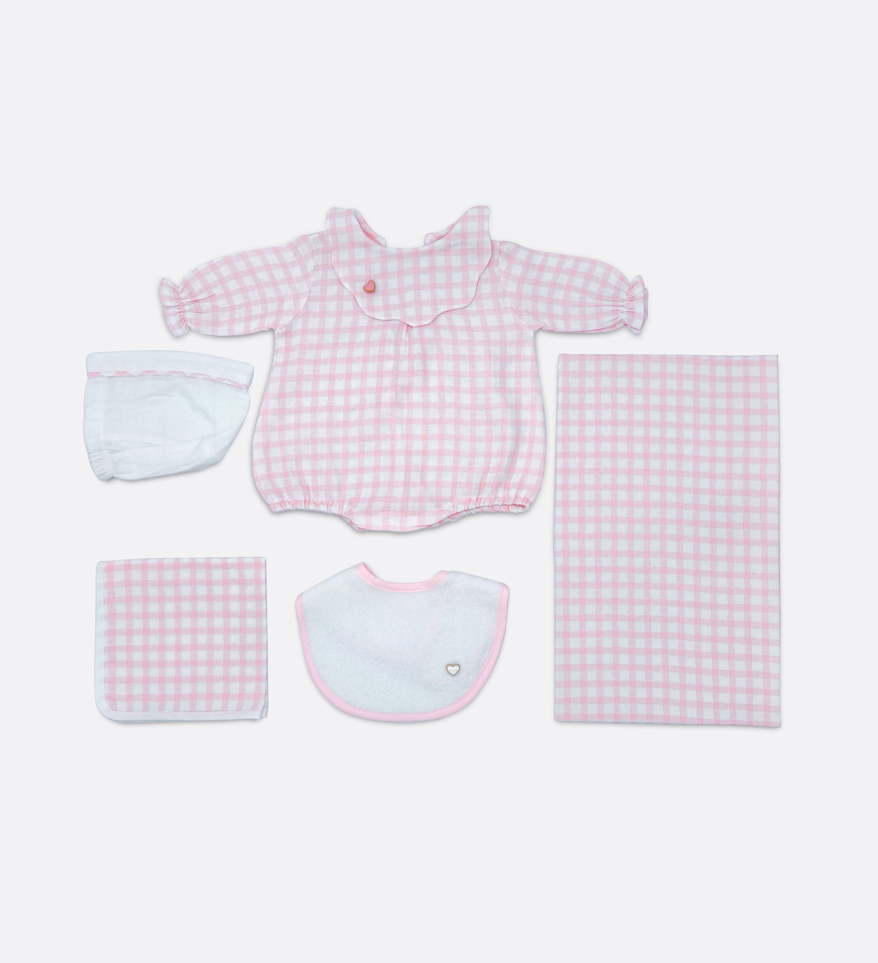 5'li Perla Yenidoğan Romper Seti