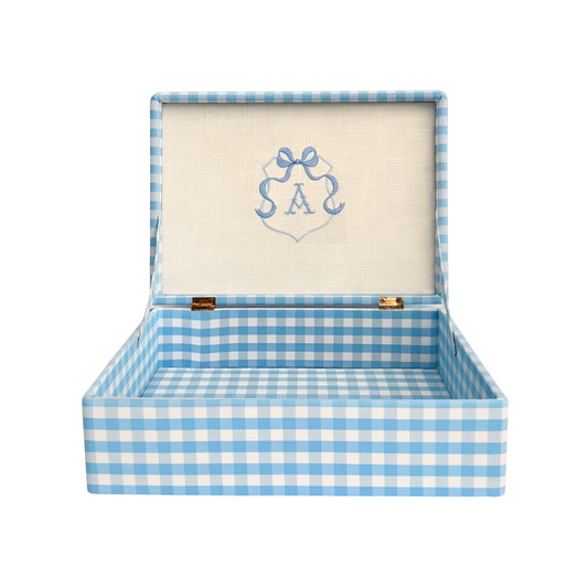 Blue Ribbon Keepsake Memory Box